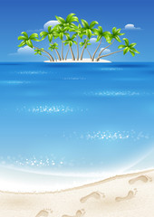 An island in the tropics