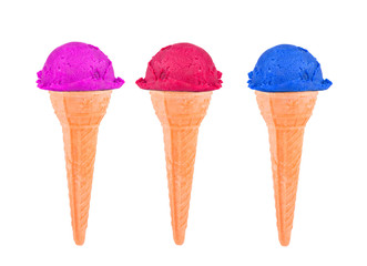 color ice cream