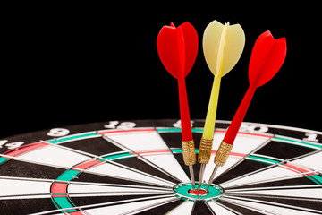 Fototapeta premium darts in the target