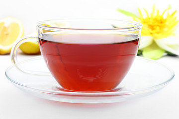 cup of darjeeling tea - Tasse Darjeeling Schwarztee