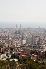 View over Barcelona, Catalonia, Spain