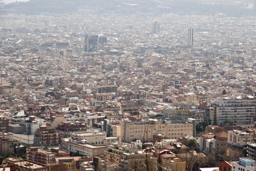 View over Barcelona, Catalonia, Spain