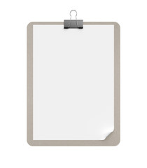blank clipboard