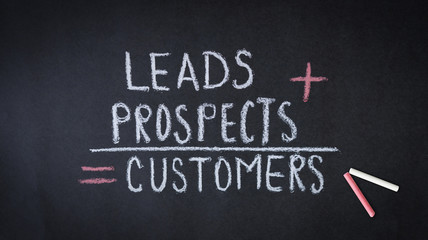 Leads, prospects, customers formula