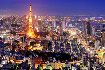 Fototapeta na wymiar Tokio Cityscape
