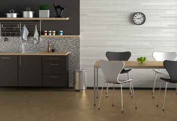 Moderne K&uuml;cheneinrichtung