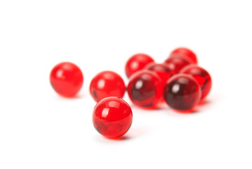 pills isolated on white background