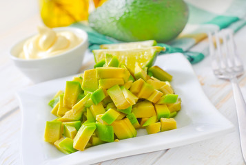 salad with avocado