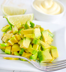 salad with avocado