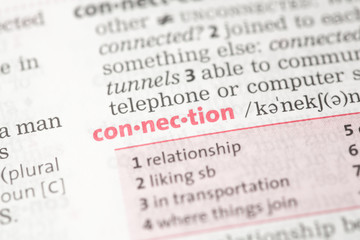 Fototapeta premium Connection definition