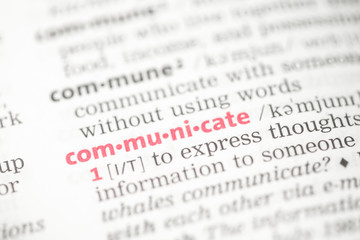 Communicate definition