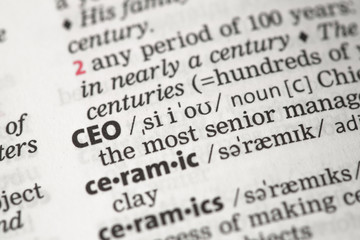 Fototapeta premium CEO definition