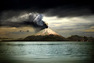 Photo sur Plexiglas Volcan Volcans et tout ce qui s& 39 y rapporte