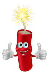 Obraz premium Dynamite or firecracker man