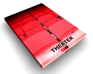 3D Buch IV - Theater - obrazy, fototapety, plakaty
