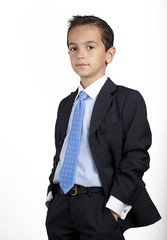 Portrait of young leader