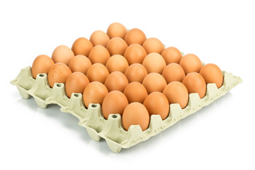 Jajka na białym tle © CUKMEN
