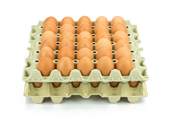 Jajka na białym tle © CUKMEN