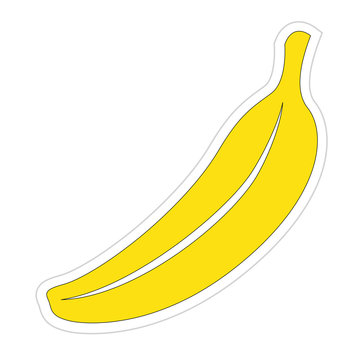 Cartoon Banana Sticker