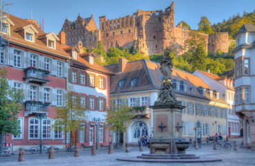 In der Altstadt von Heidelberg