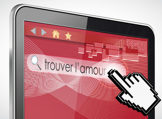 tablette tactile 3d recherche : amour