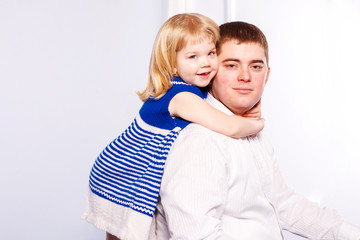 Fototapeta premium Father and daughter