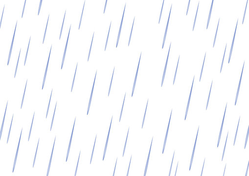 Blauer Regenschauer vor wei&szlig;em Hintergrund &ndash; Vektor