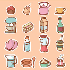 Kitchenware for cooking or preparing foods and drinks