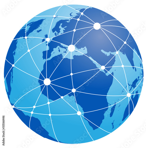 "Globale Vernetzung" Stockfotos und lizenzfreie Vektoren auf Fotolia.com - Bild 50566446