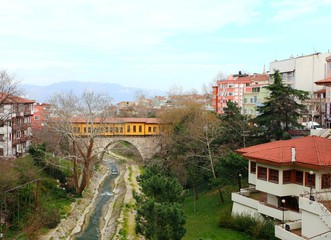 Irgandi Bridge in Bursa, Turkey.
