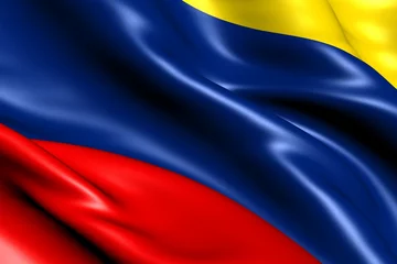 Fototapeten Flag of Colombia © Trots