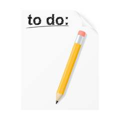 To do list. Vector illustration
