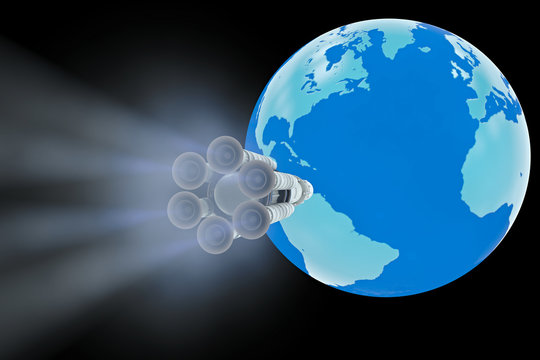 Rakete - 3D Render