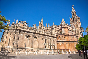 Obraz premium Cathedral of Saint Mary (Catedral de Santa Maria de la Sede) in