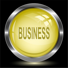 Business. Internet button. Vector illustration.
