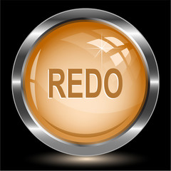 Redo. Internet button. Vector illustration.