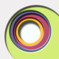 COLOR CARDBOARD ROUND HOLES