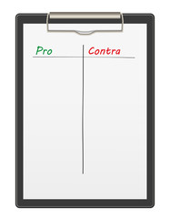 Clipboard, Pro Contra