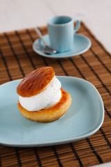 cake with cream fill