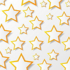 Paper stars. Vector illustration.