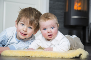 Two little brothers