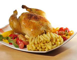 Pollo al horno.