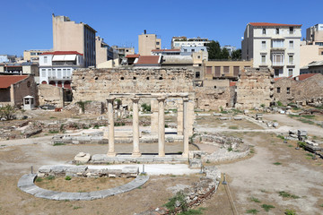 View of roman agora