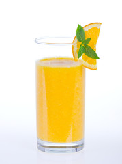 Healthy orange smoothie