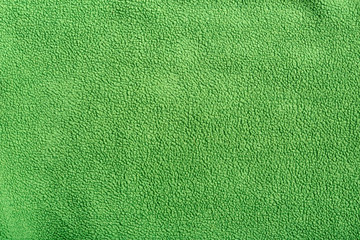 Green soft synthetic fleece