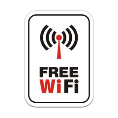 free wi-fi sign