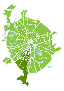 Moscow Vector Map