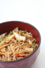Japanese cuisine, frid noodles Yakisoba
