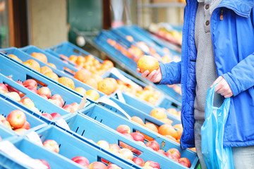 Obst und Gemüse Einkauf