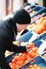 Obst und Gemüse Einkauf